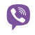 Viber у формі повідомлення фіолетового кольору з телефонною трубкою всередині.
